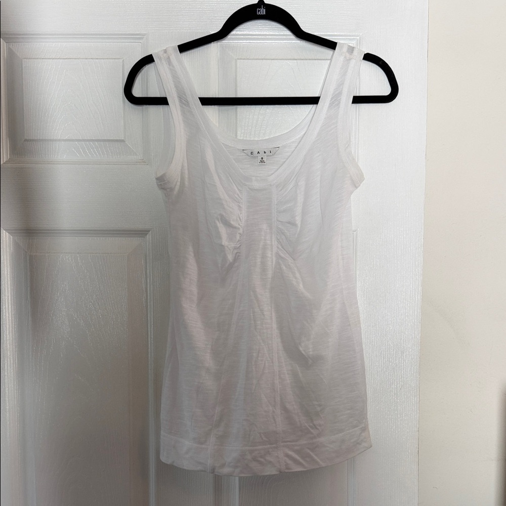 CAbi #846 Classic White Tank Top NWOT